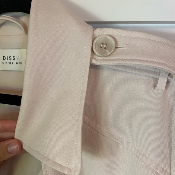 DISSH Cream Trench Coat - Picture 8 of 8